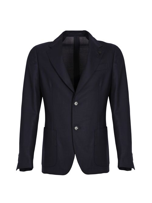 Giacca monopetto Roma in lana vergine Blu LARDINI | CN6202E CN64504850